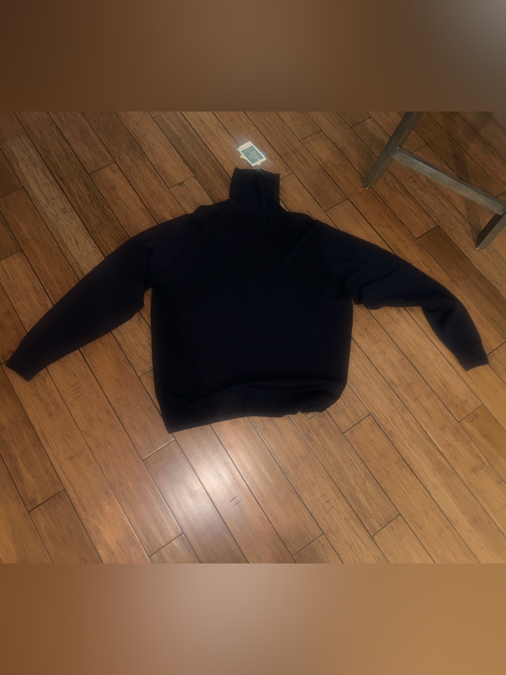 Women's Black Turtleneck Sweater - Classic Everyday Knit